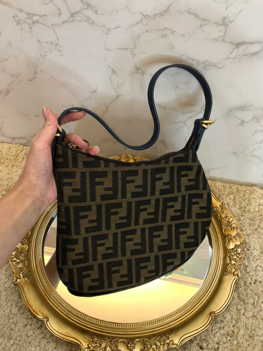 Fendi zucca oyster pochette