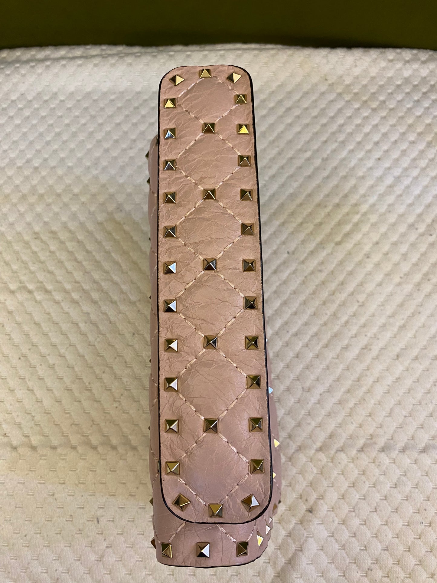 Valentino Baby Pink Rockstud Spike Handbag/ Crossbody Bag