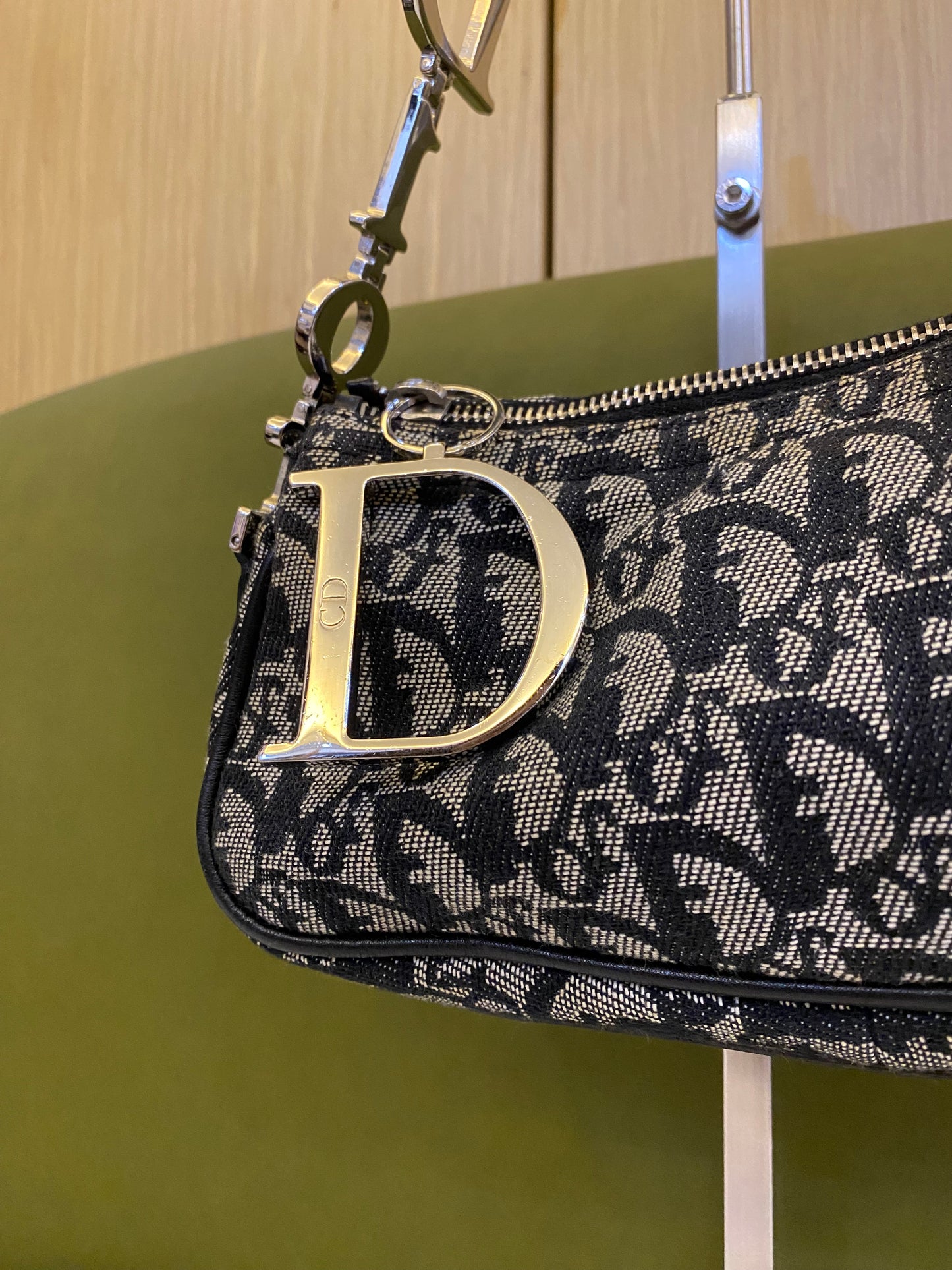 Christian Dior Monogram D Charm Trotter Pochette Shoulder Bag