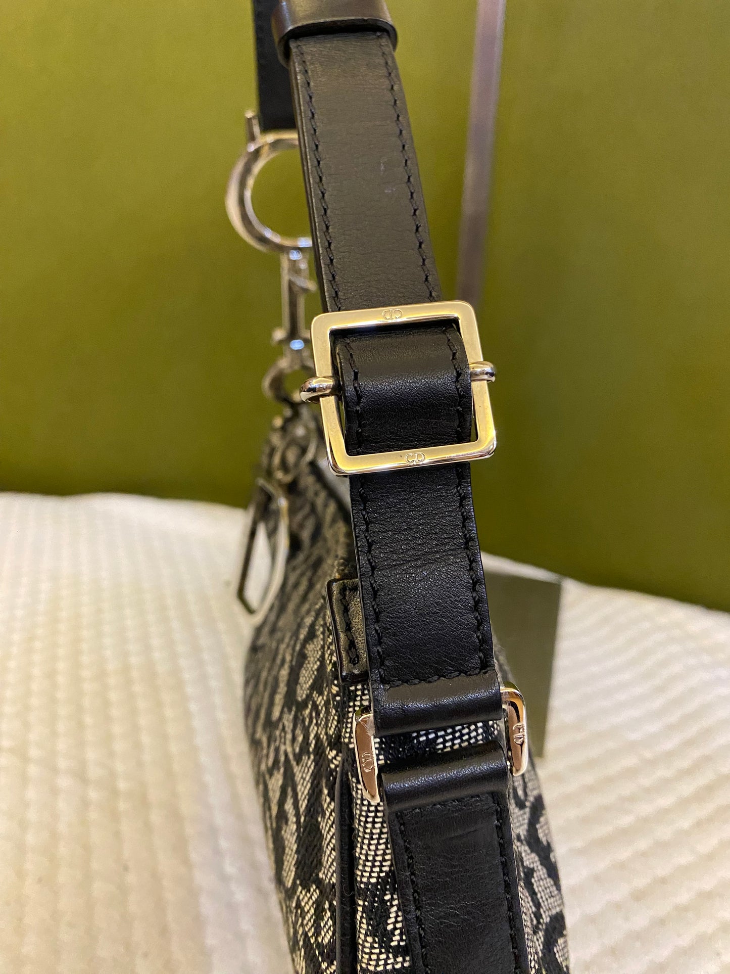 Christian Dior Monogram D Charm Trotter Pochette Shoulder Bag