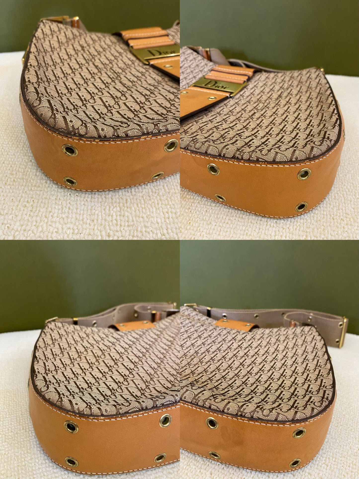 Dior Monogram Street Chic Columbus Hobo Shoulder Bag