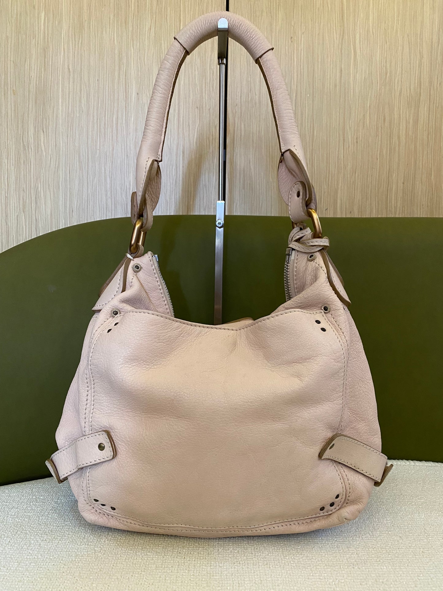 Chloe Paddington Beige Hobo Shoulder Bag