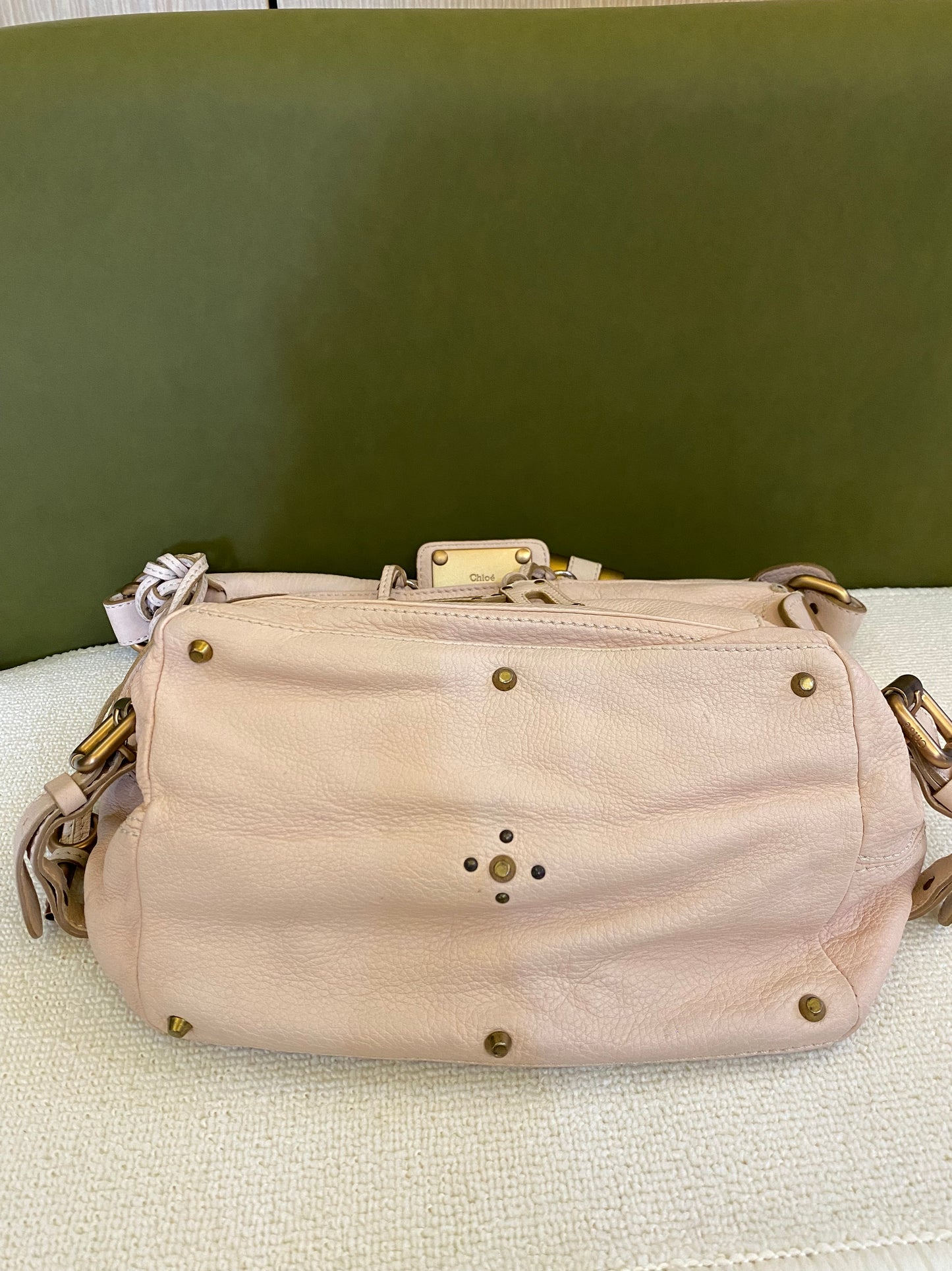 Chloe Paddington Beige Hobo Shoulder Bag