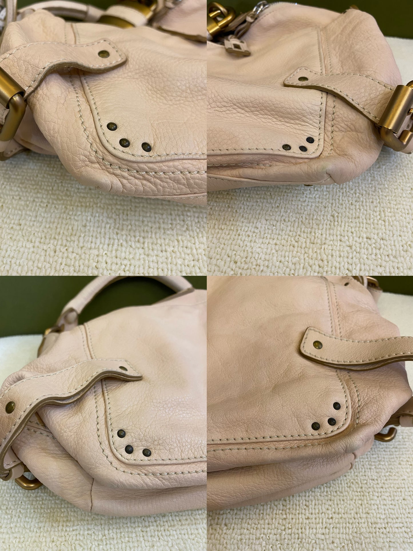 Chloe Paddington Beige Hobo Shoulder Bag