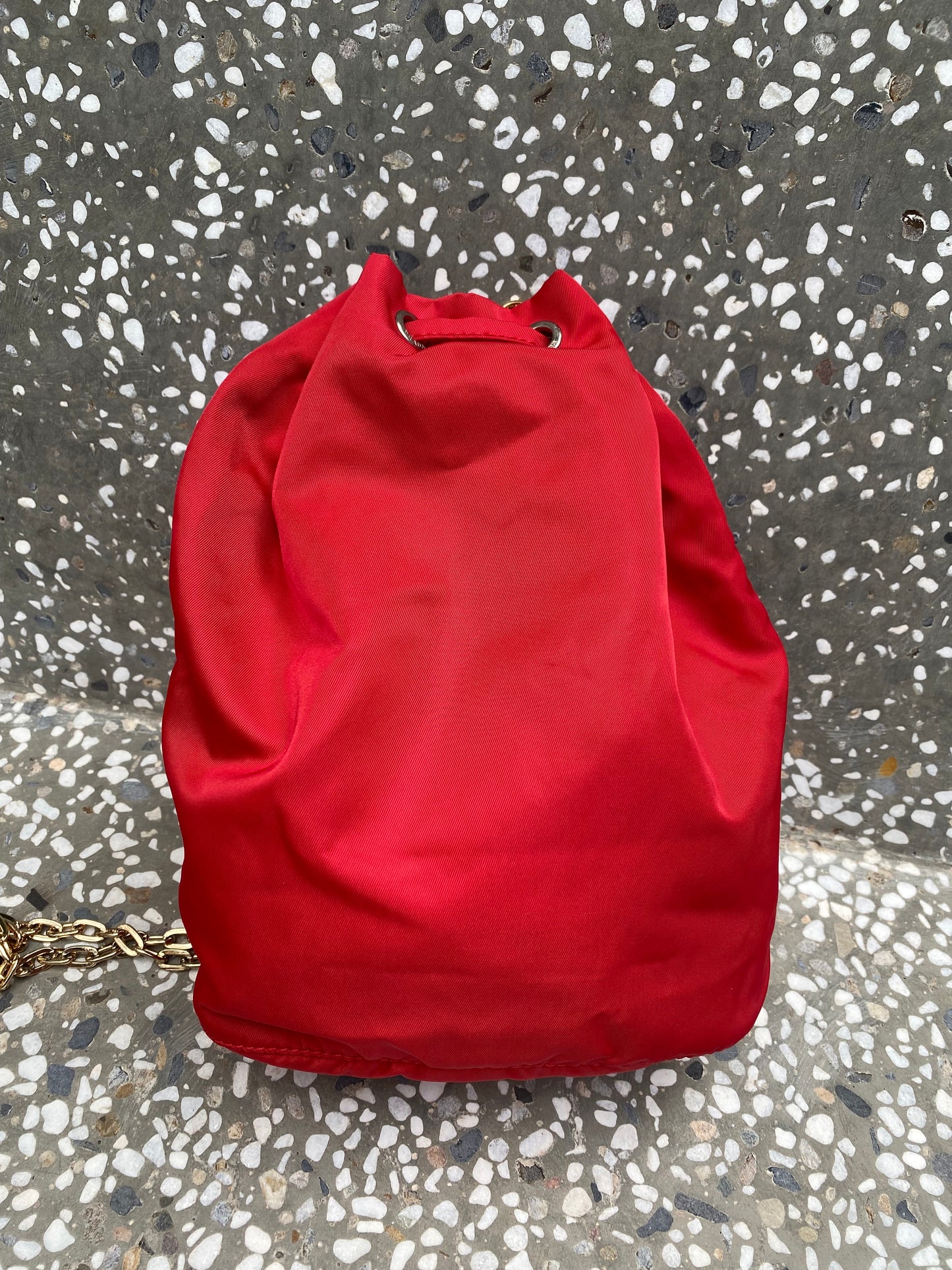 Prada mini bucket bag