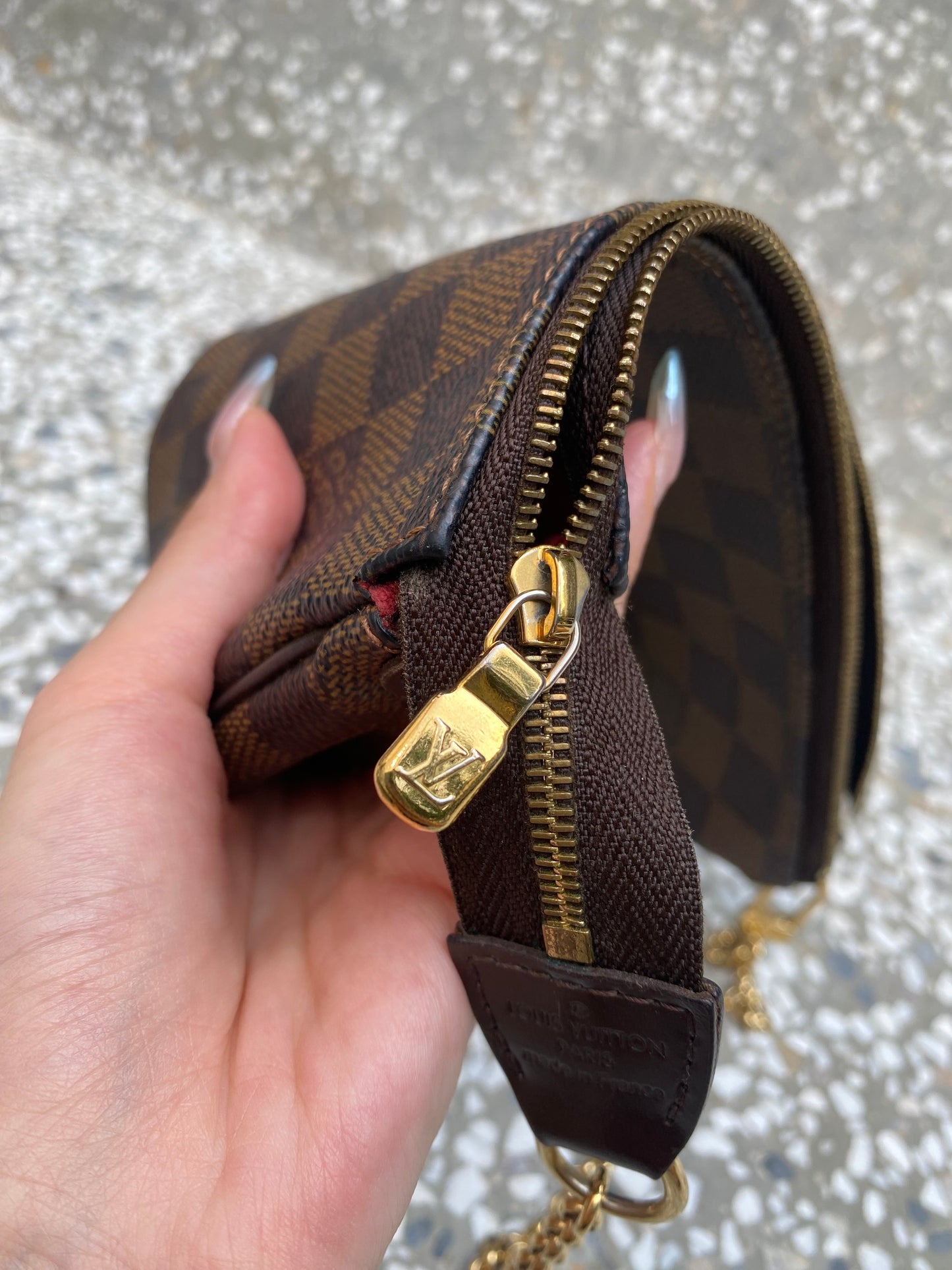 Louis Vuitton damier Eva bag