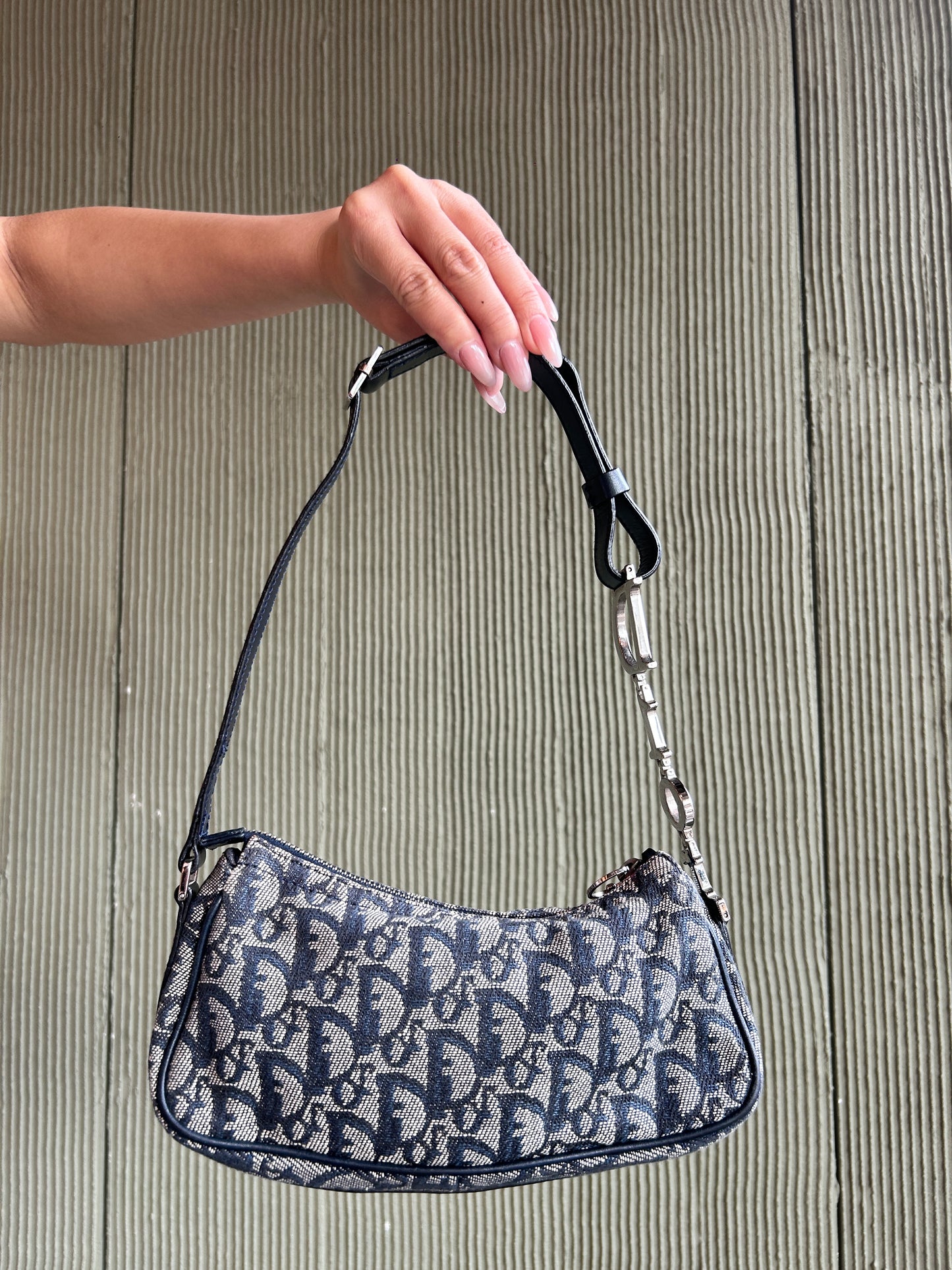 Dior trotter Dior spellout D charm pochette