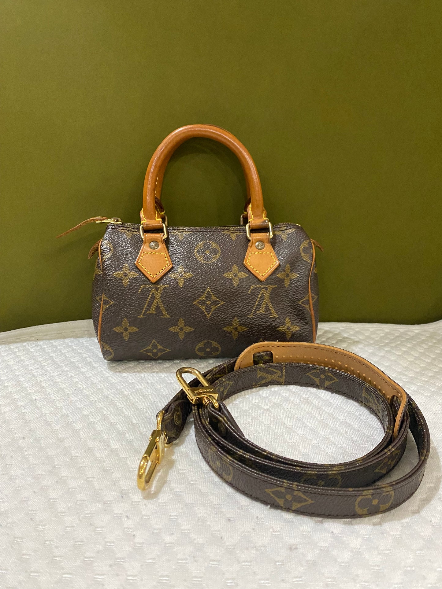 Louis Vuitton Mini Nano Speedy handbag / crossbody bag