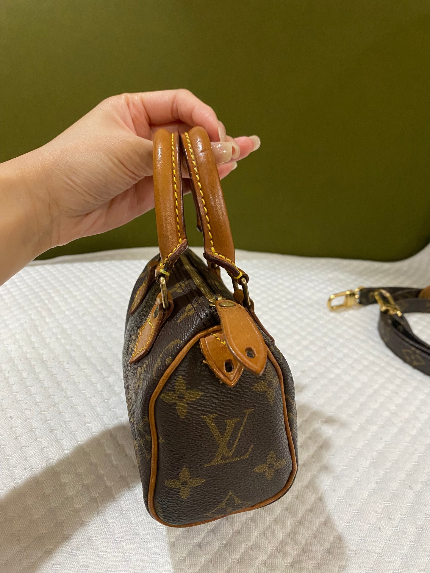 Louis Vuitton Mini Nano Speedy handbag / crossbody bag