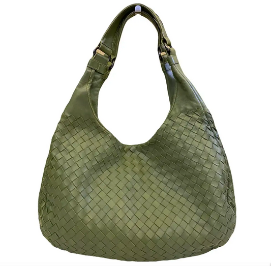 Bottega Veneta Intrecciato Medium Campana Olive Green