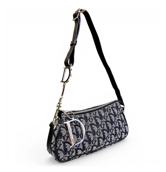Christian Dior Monogram D Charm Trotter Pochette Shoulder Bag