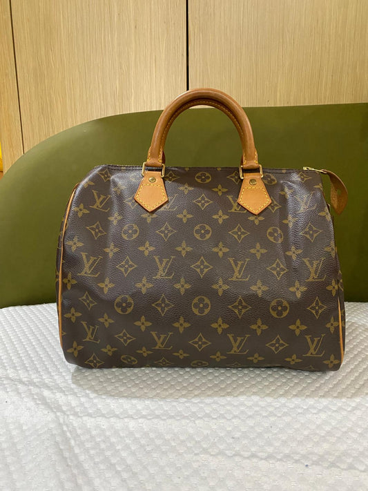 Louis Vuitton Speedy 30 Handbag in Monogram Canvas
