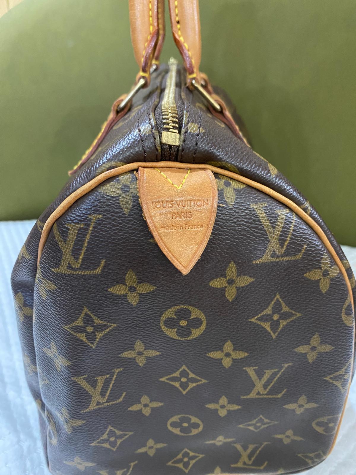 Louis Vuitton Speedy 30 Handbag in Monogram Canvas