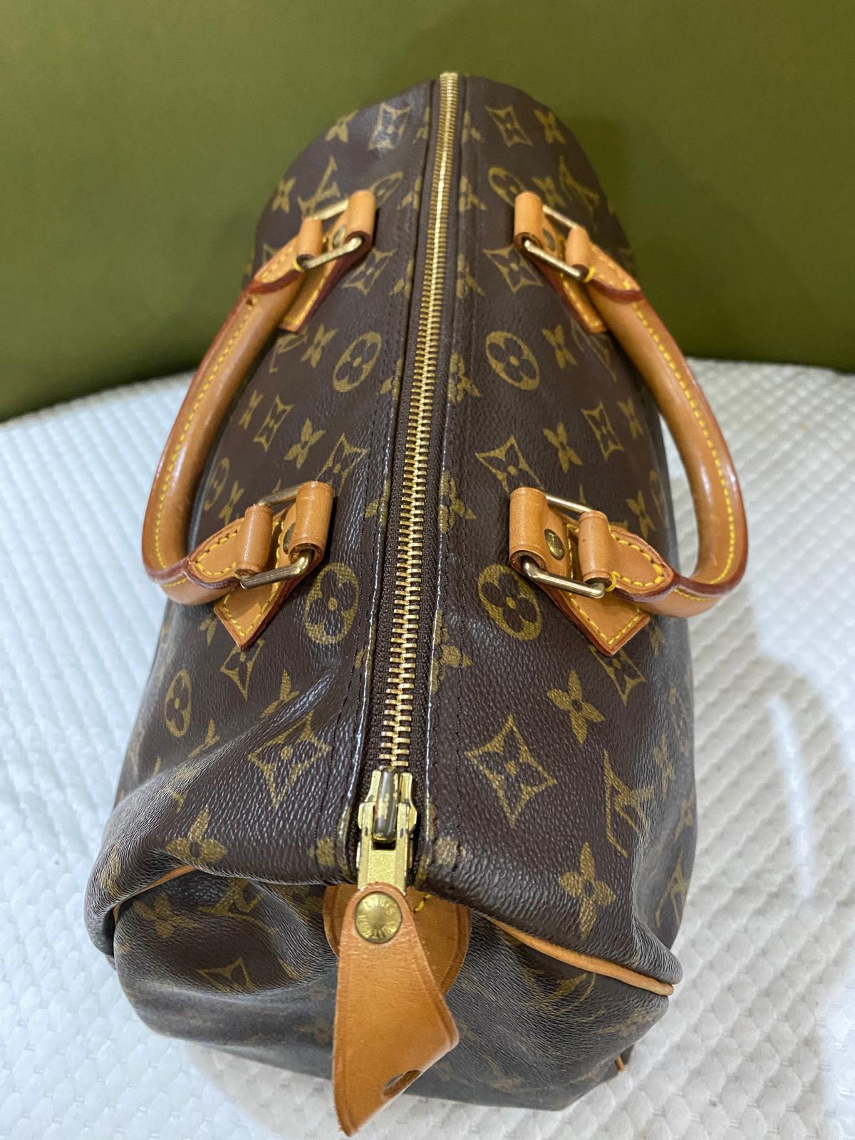 Louis Vuitton Speedy 30 Handbag in Monogram Canvas