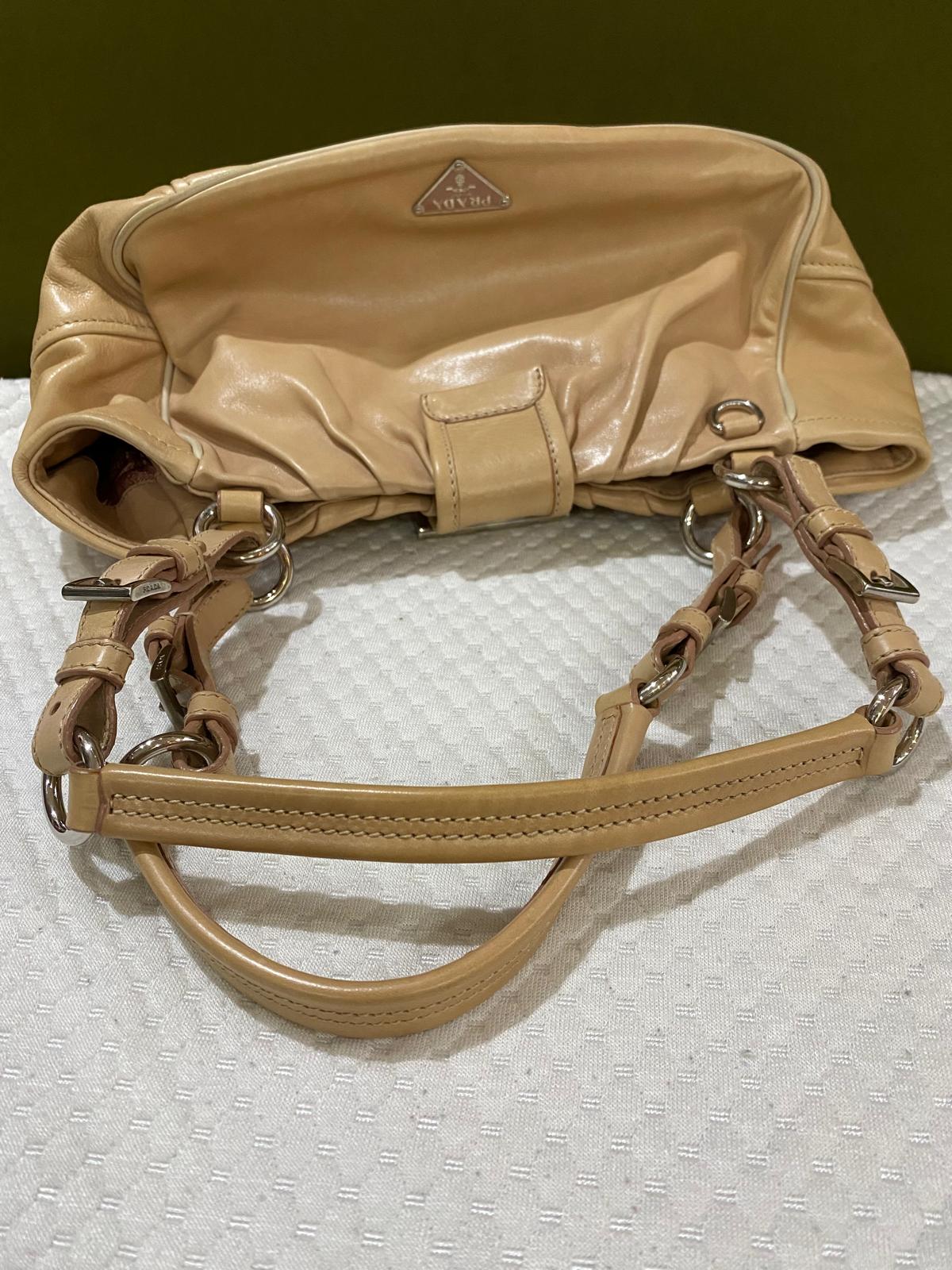 Prada Vintage Moon Leather Shoulder Bag