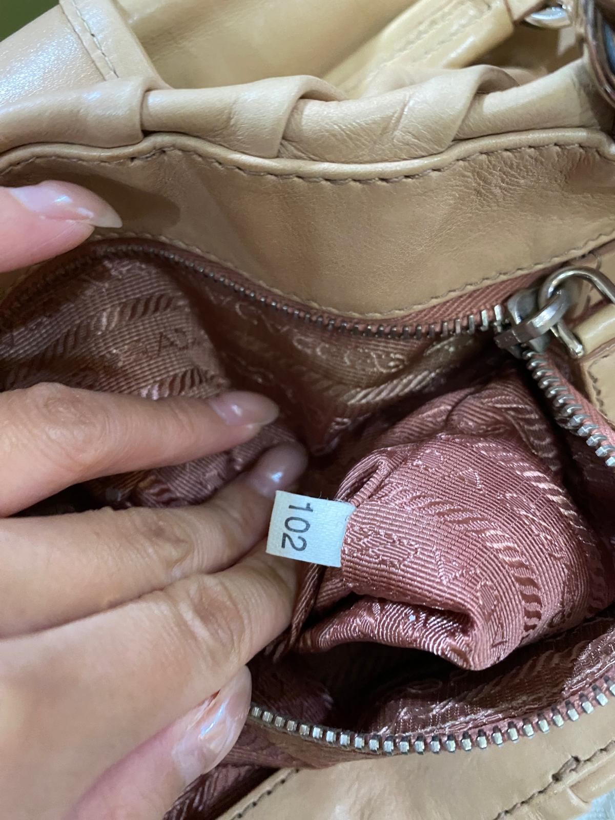 Prada Vintage Moon Leather Shoulder Bag