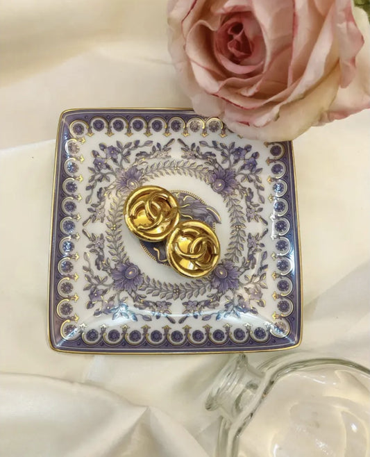 Chanel Vintage Clip On Earrings