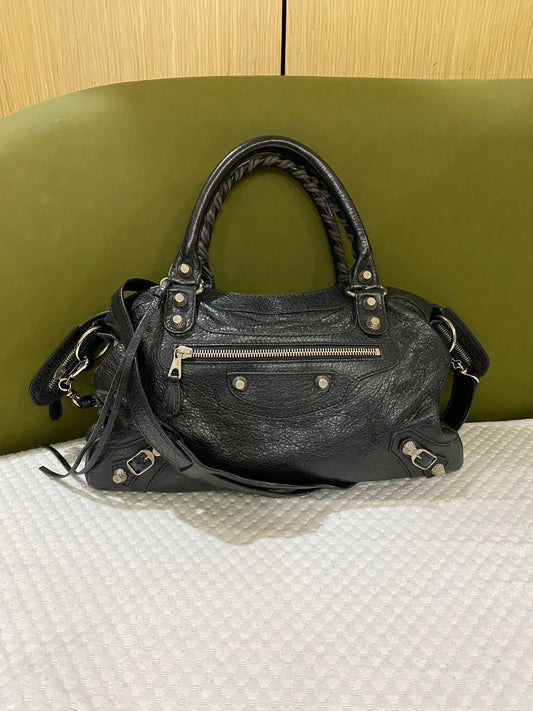 Balenciaga Small City Bag in black
