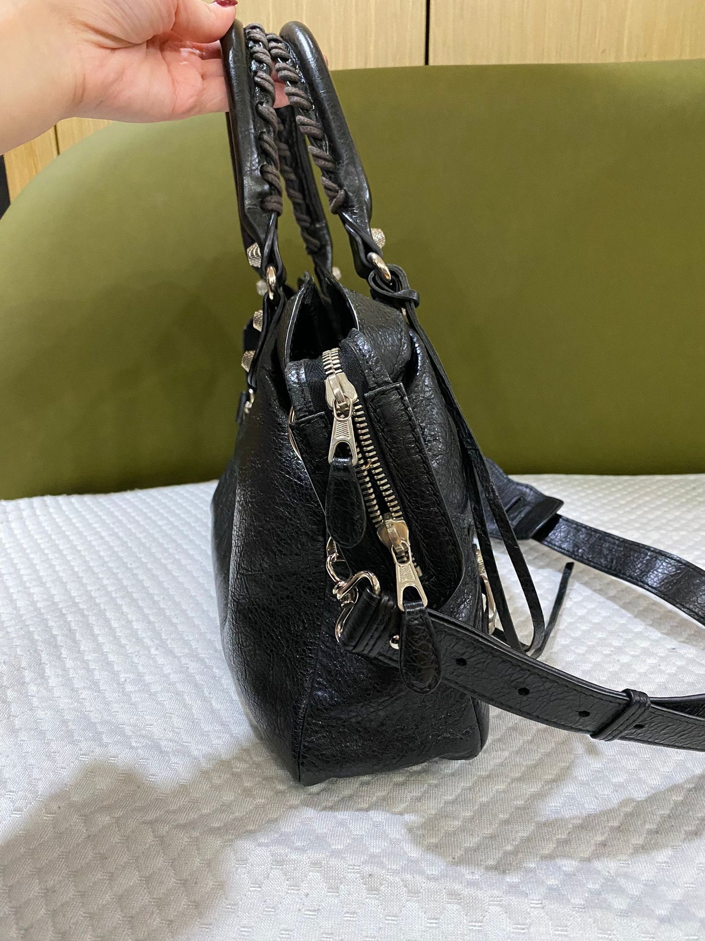 Balenciaga Small City Bag in black