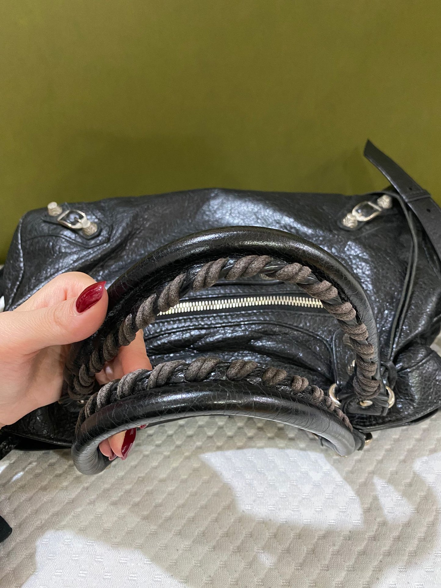 Balenciaga Small City Bag in black