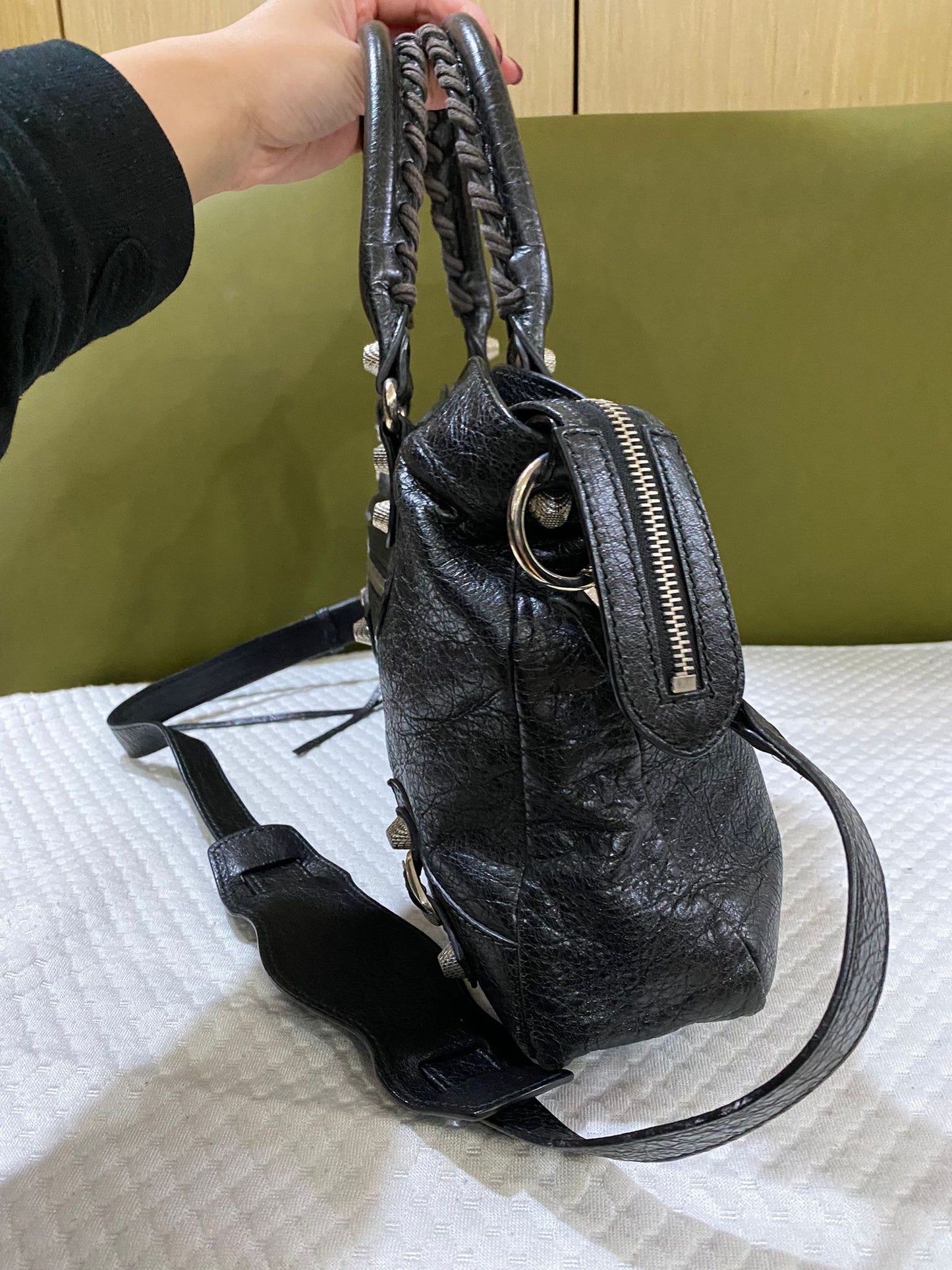 Balenciaga Small City Bag in black