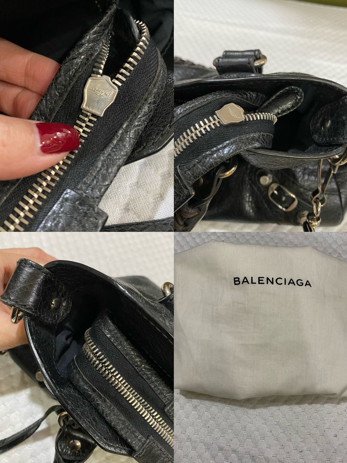 Balenciaga Small City Bag in black