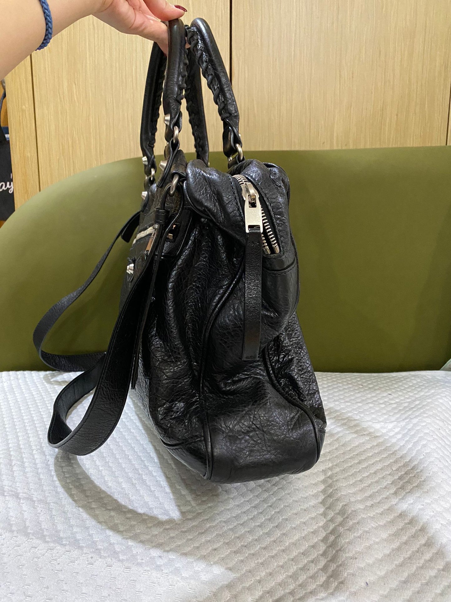 Balenciaga City Bag in black