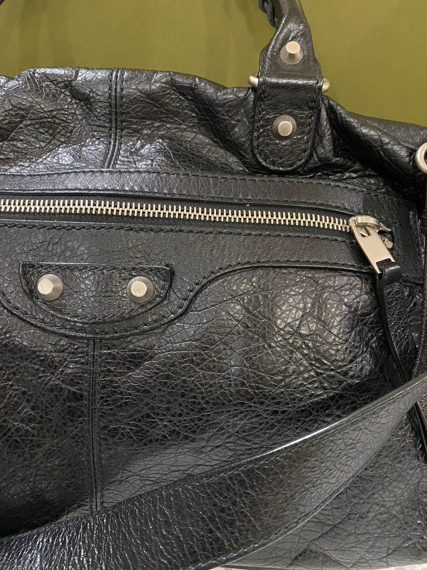 Balenciaga City Bag in black
