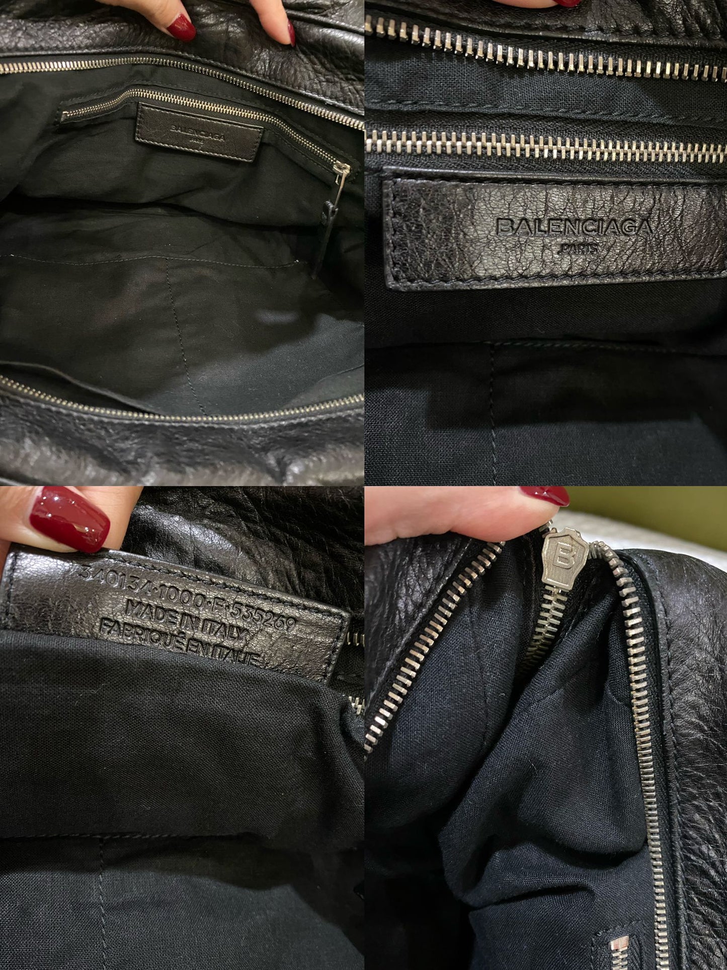 Balenciaga City Bag in black
