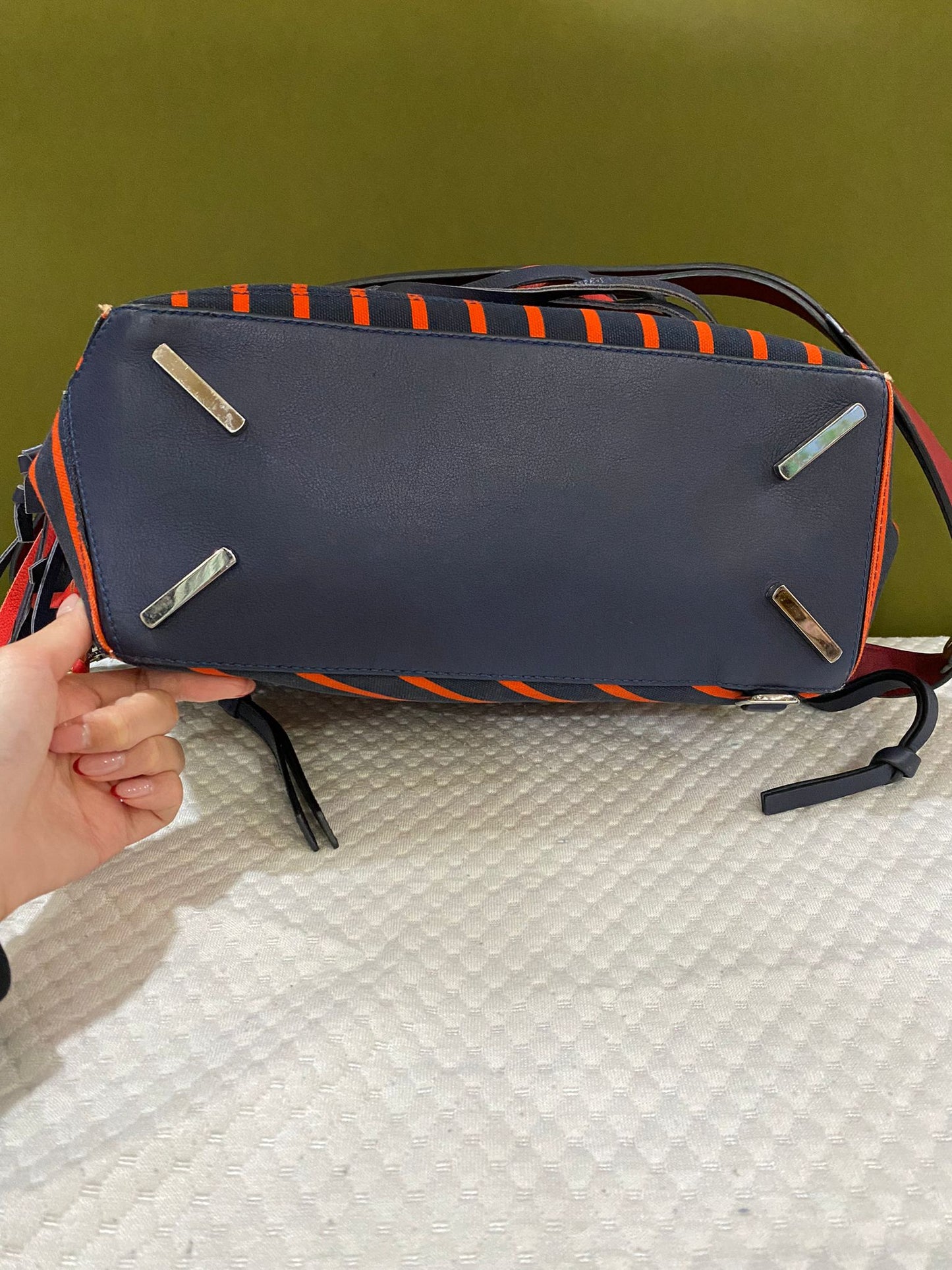 Loewe Striped Fringe Puzzle Bag Limited Edition