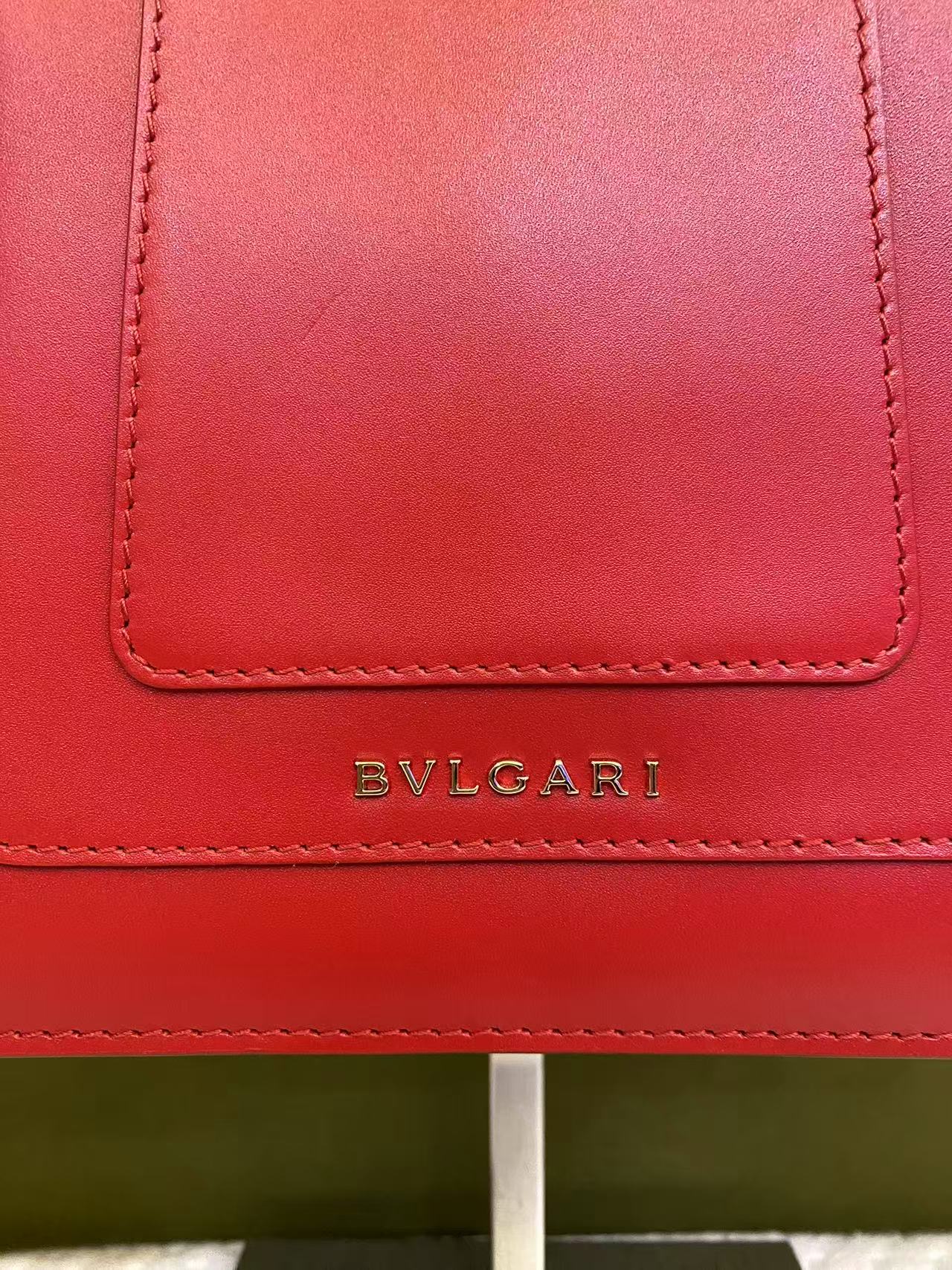 Bvlgari Serpenti Forever Small Shoulder/Crossbody Bag in red