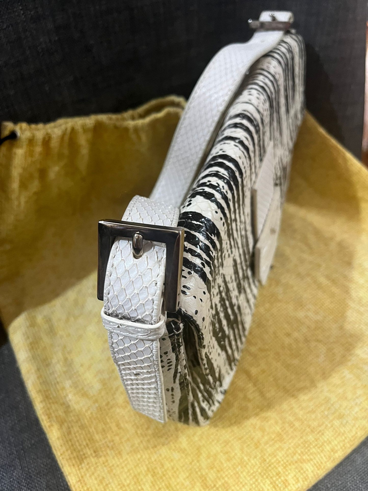 Fendi python baguette