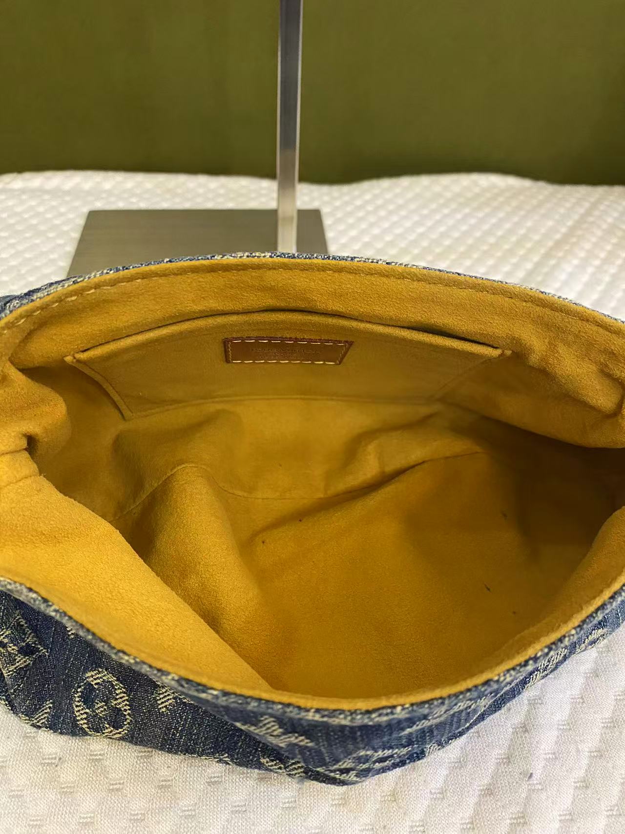 Louis Vuitton Denim Pleaty PM Blue Mini Shoulder Bag
