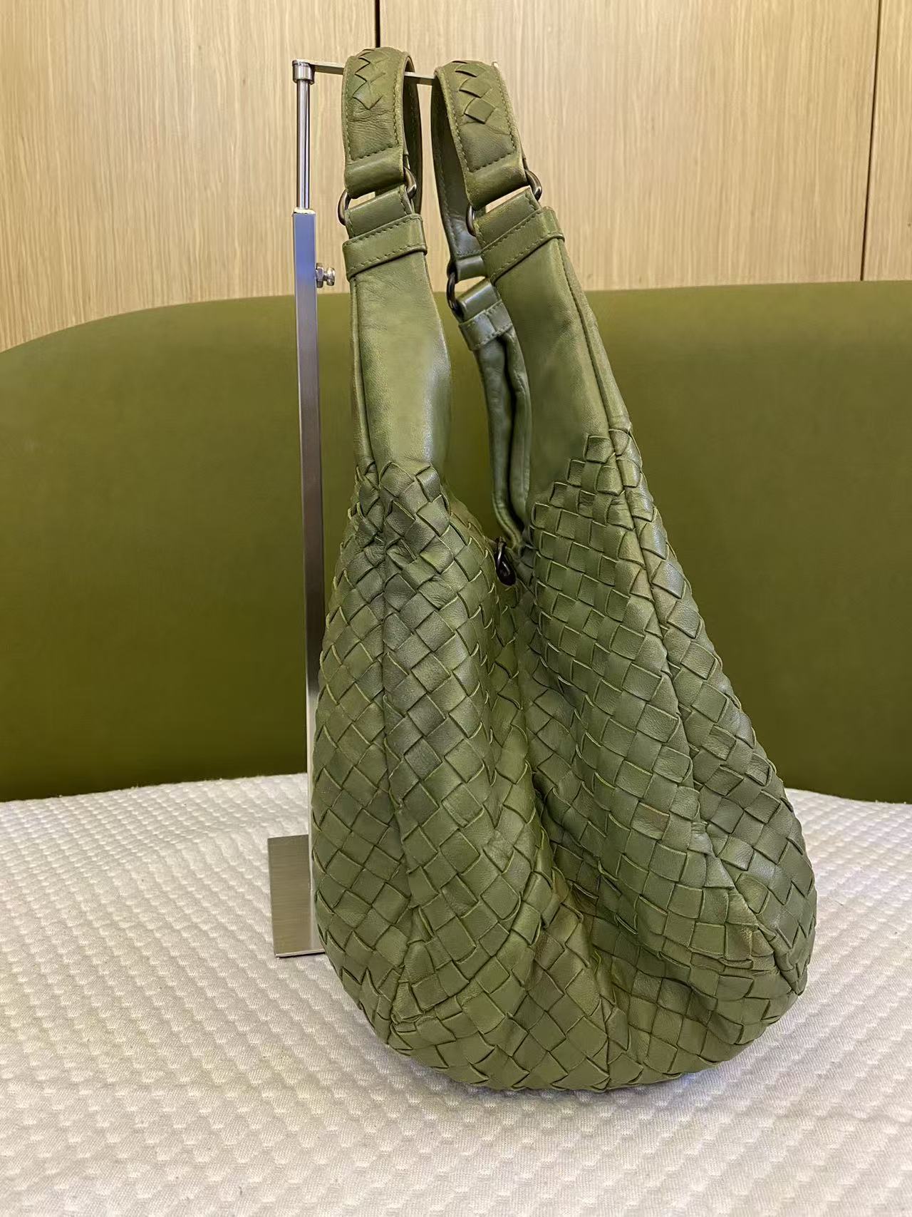 Bottega Veneta Intrecciato Medium Campana Olive Green